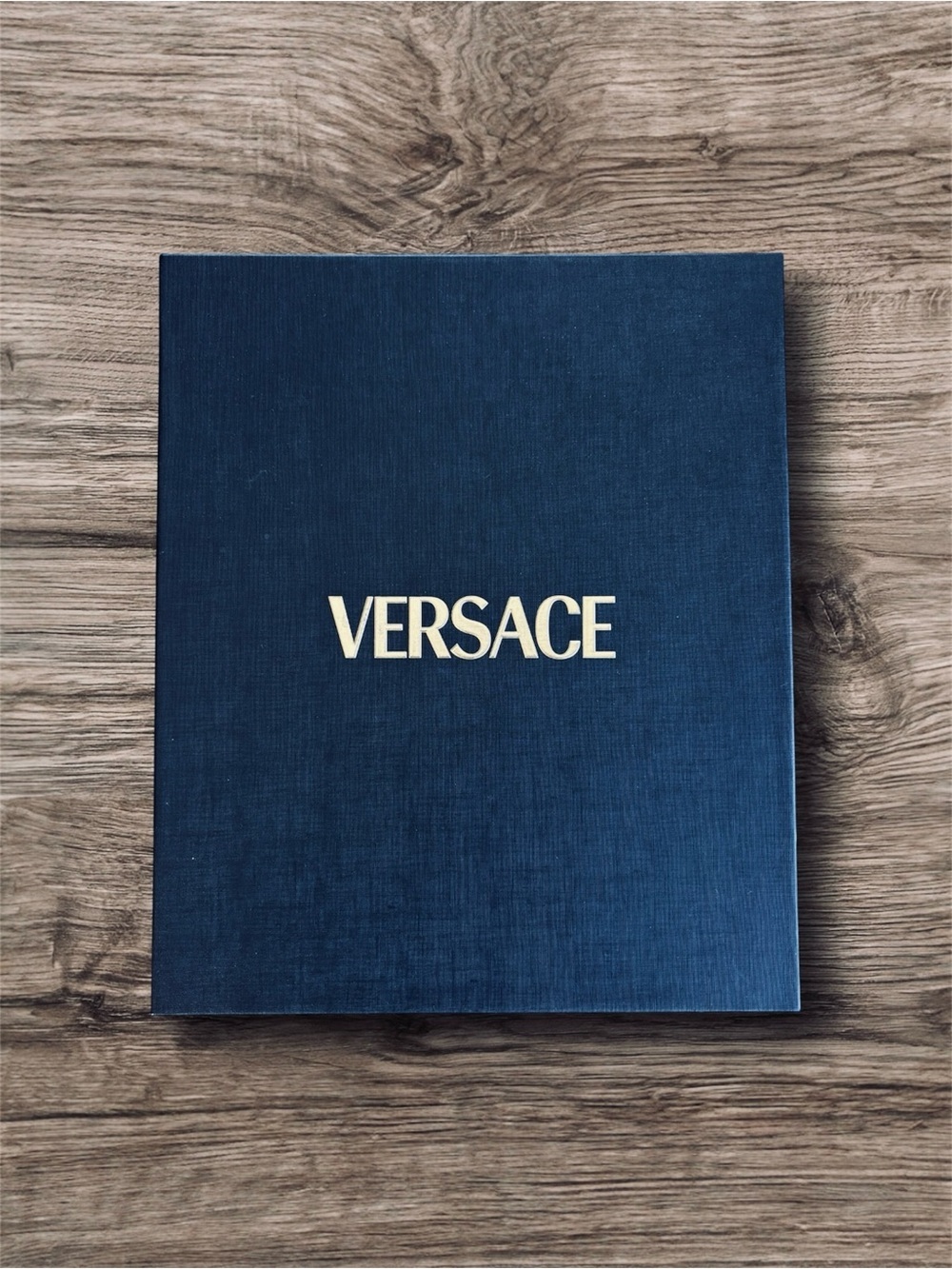 VERSACE Luxury Gift Box Black Gold Logo Rigid Presentation Storage Box